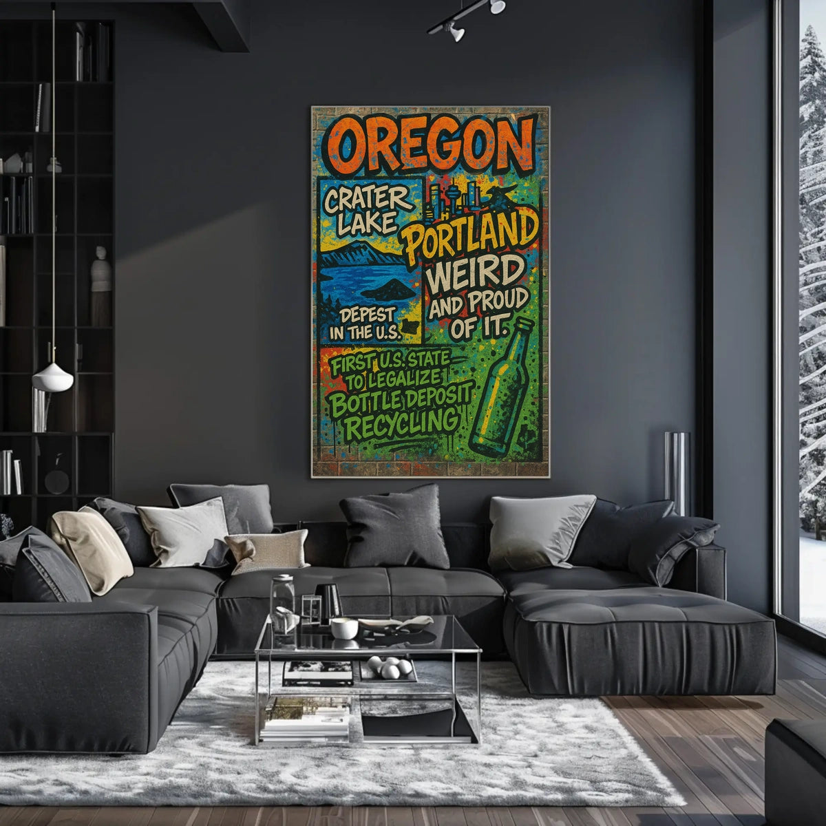Oregon Highlights Poster