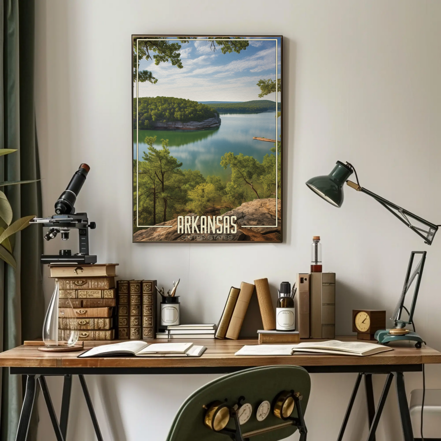 Arkansas Vintage Poster