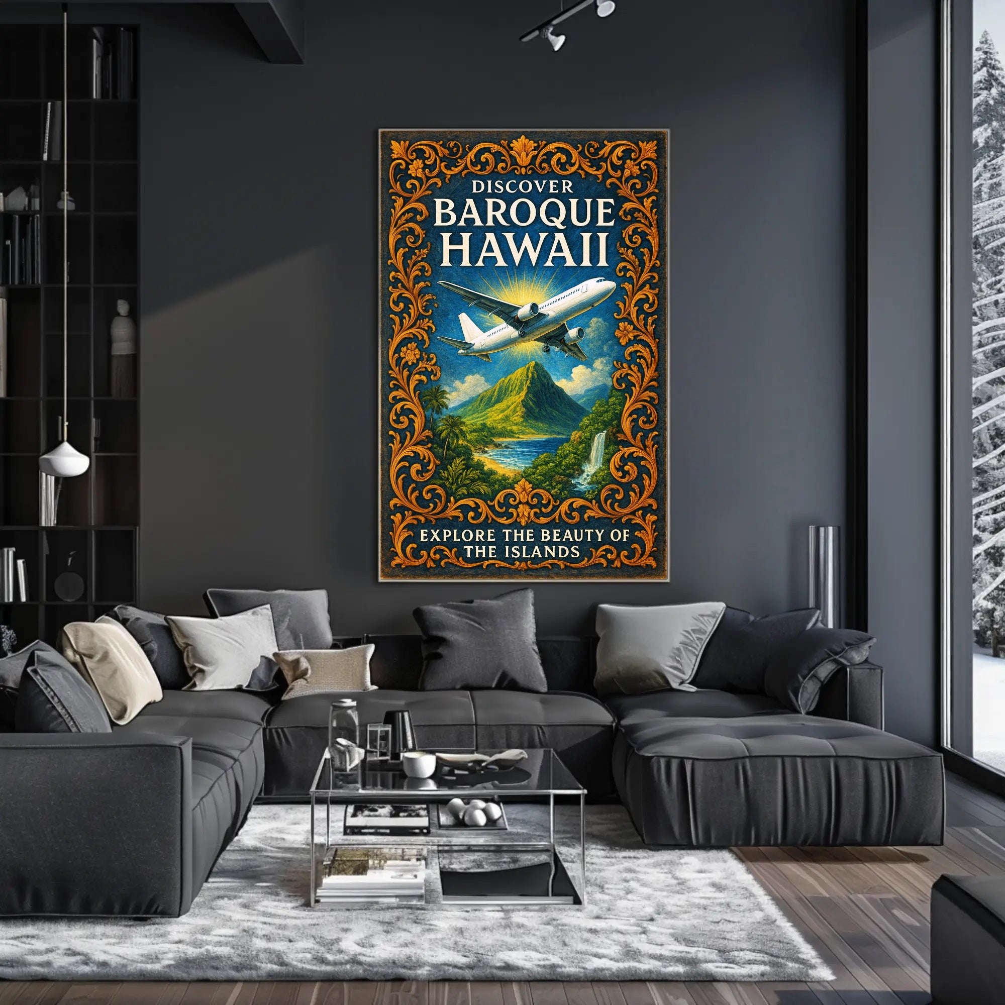 Discover Baroque Hawaii Poster PosterGoat