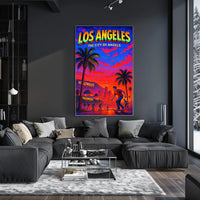 Los Angeles The City of Angels Poster PosterGoat