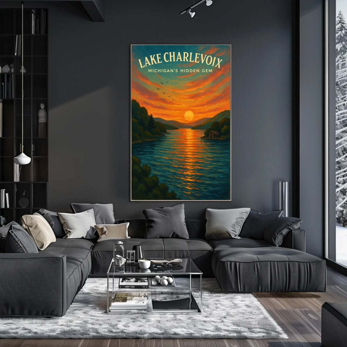 Lake Charlevoix MichiganS Hidden Gem Poster