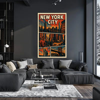 Vibrant New York City Poster