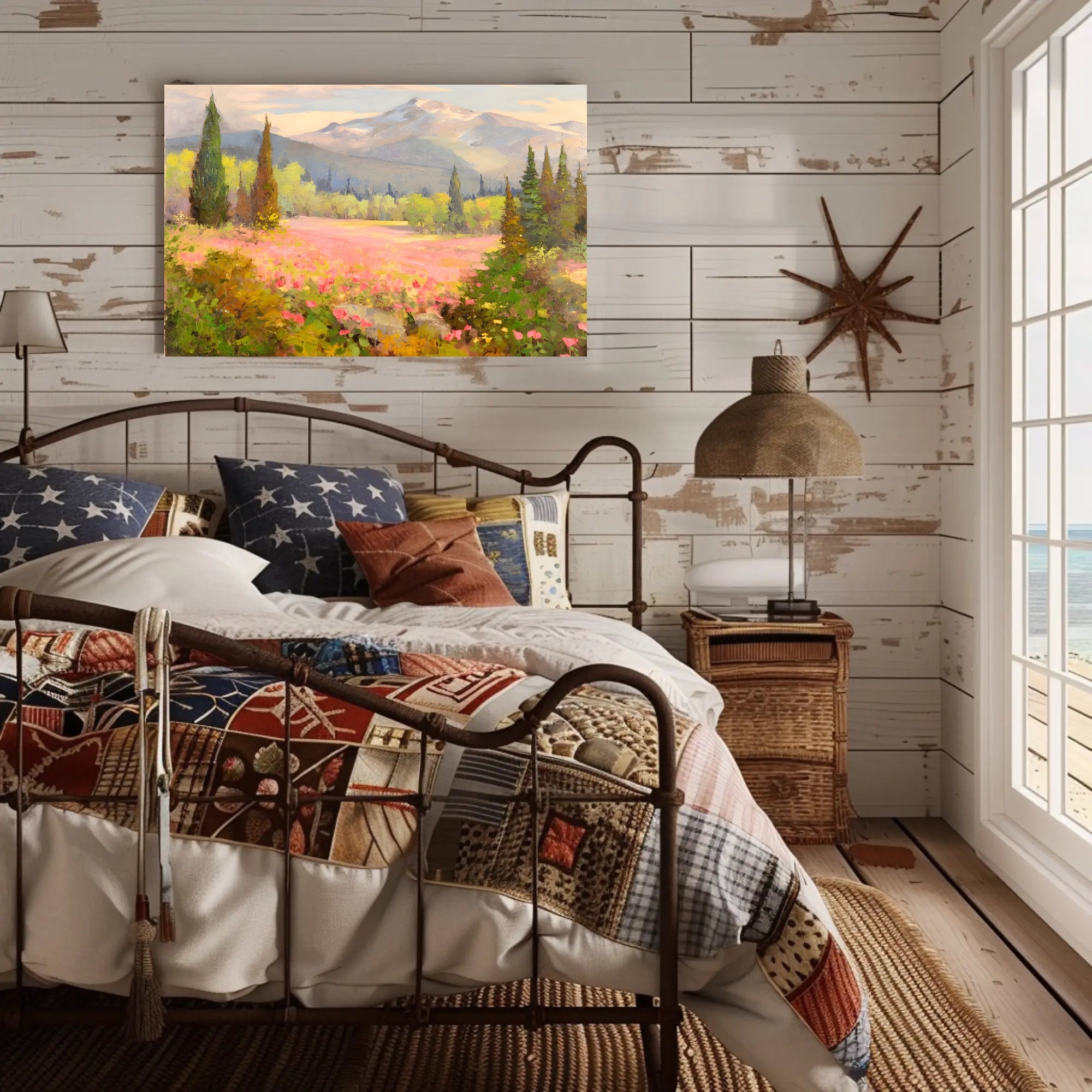 Serene Mountain Landscape Poster