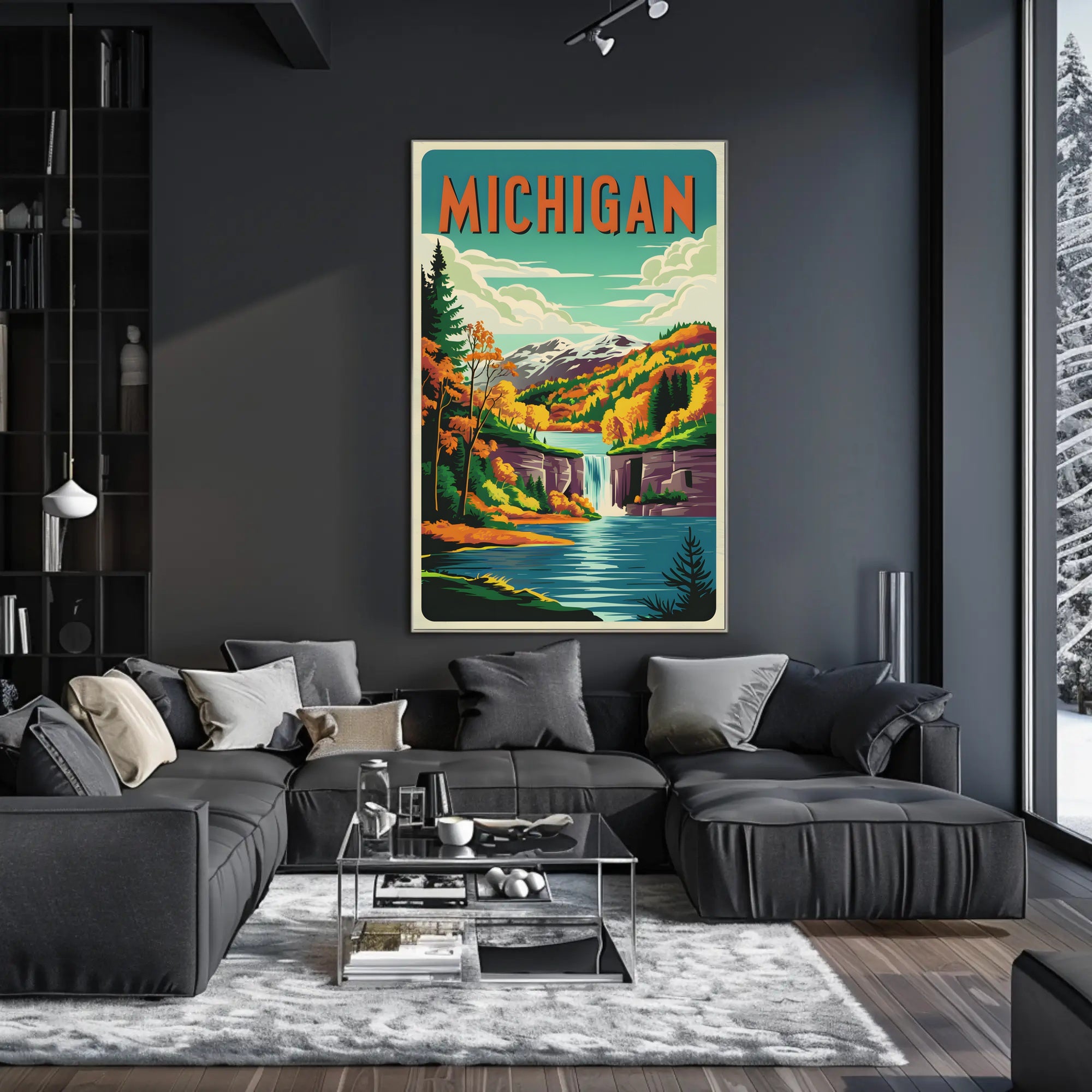 Michigan's Scenic Beauty Poster