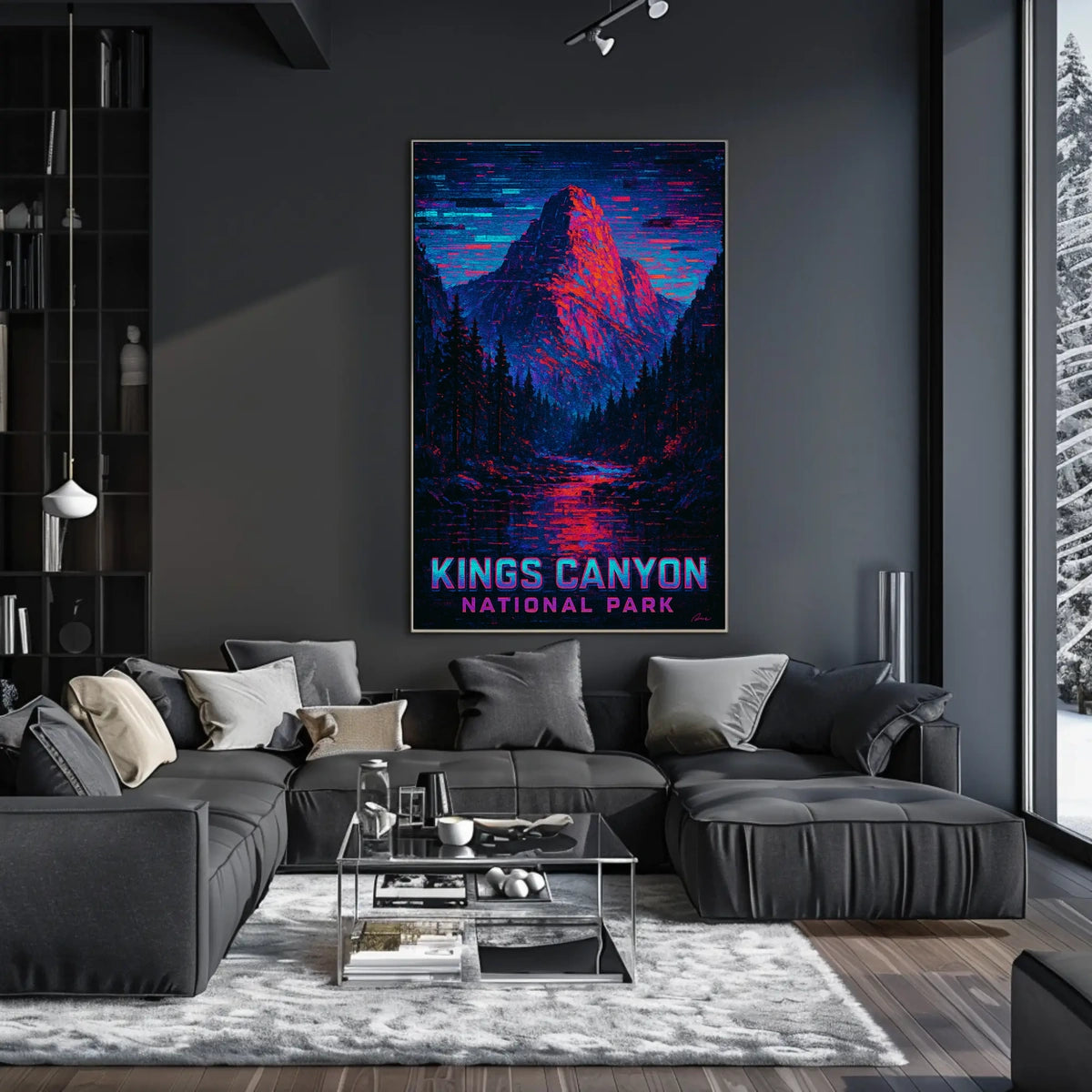 Kings Canyon National Park Epic Wanderlust Poster