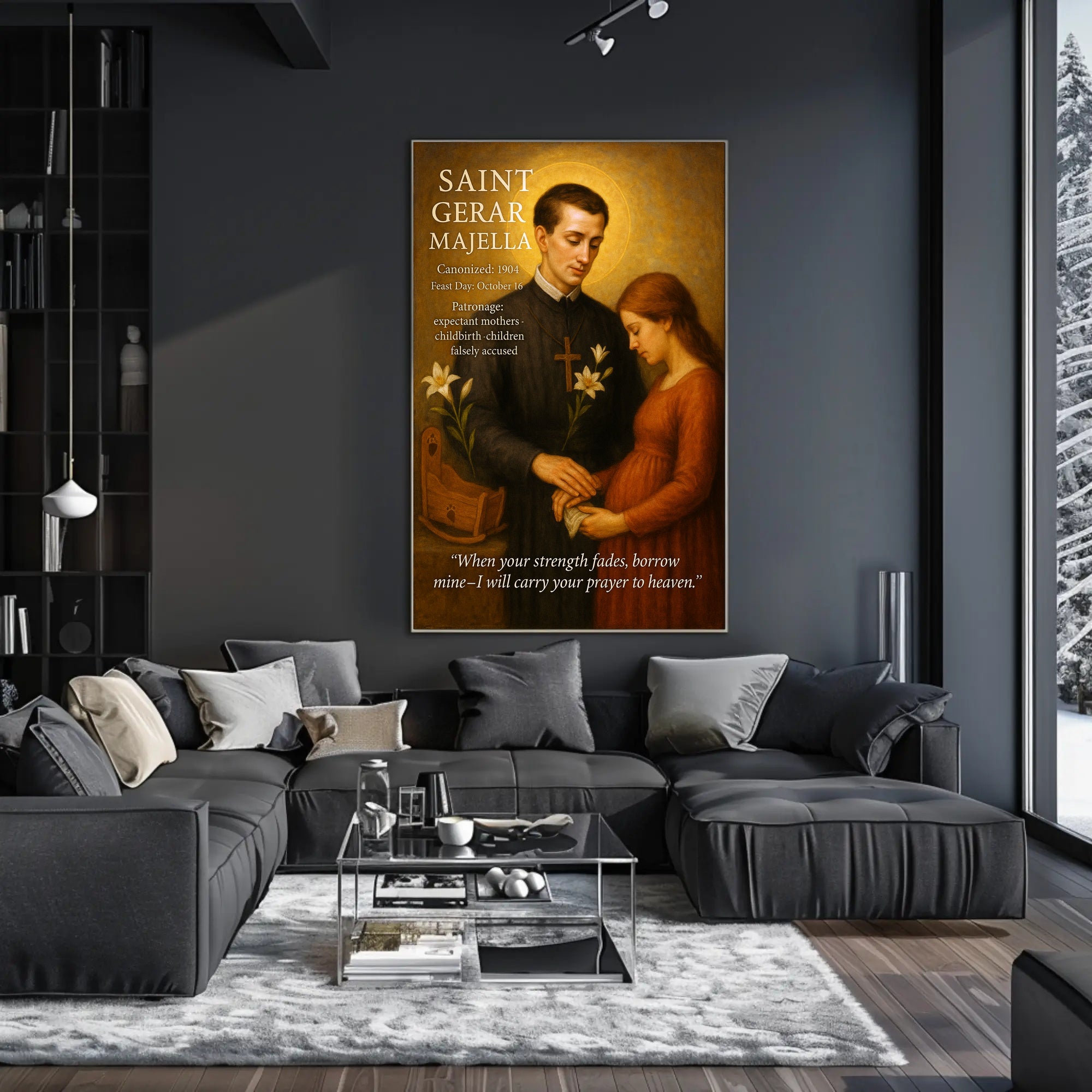 Saint Gerard Majella Poster PosterGoat