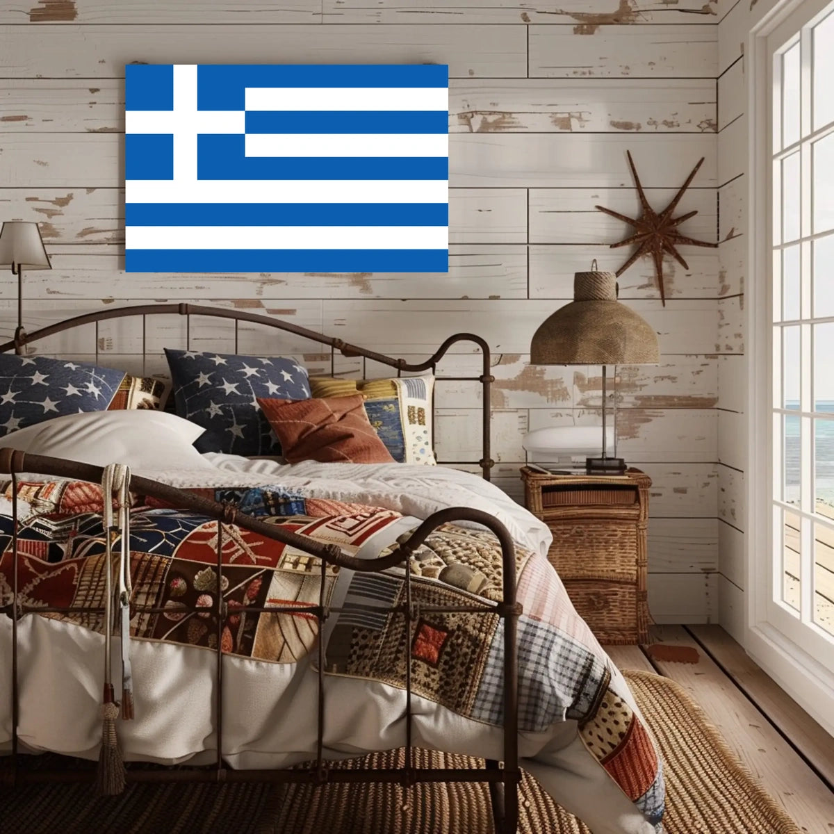 Greece Flag Poster