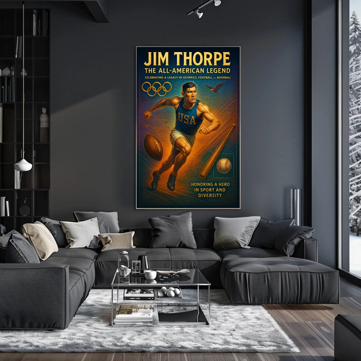 Jim Thorpe The All-American Legend Poster