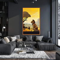 Guardians of the Savanna Poster