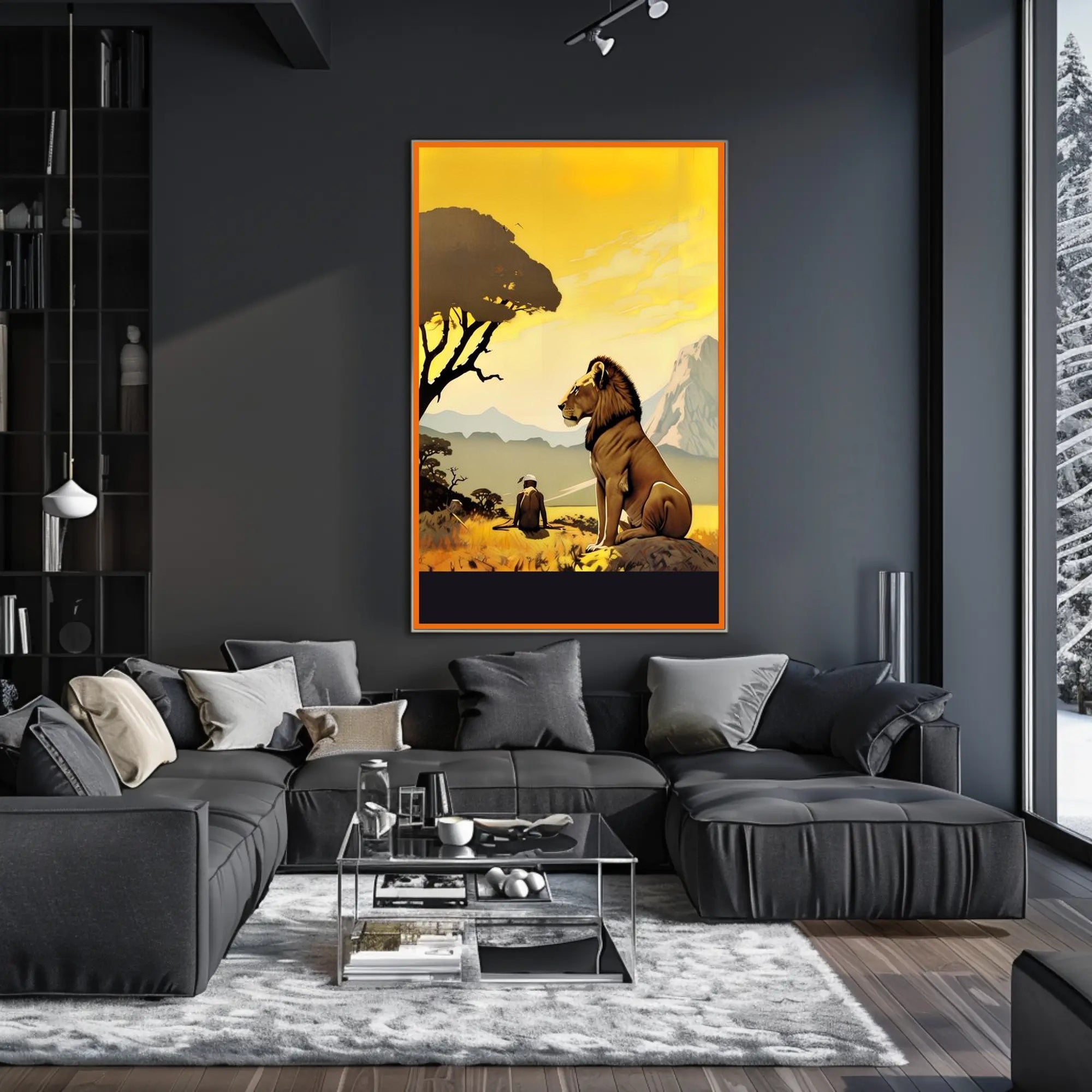 Guardians of the Savanna Poster