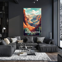 Grand Canyon Adventure Awaits National Park Poster