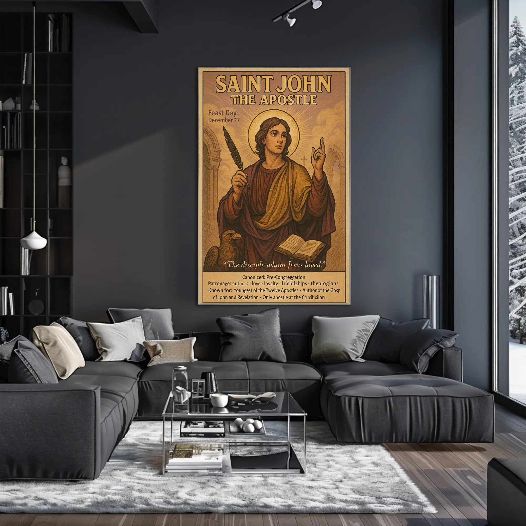 Saint John the Apostle Poster PosterGoat