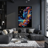 Surreal Cosmic Underwater Artistry Abstract, Artistic, or Pop Culture Poster
