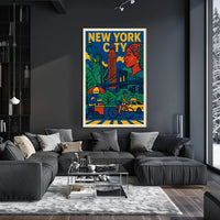 Vibrant New York City Poster