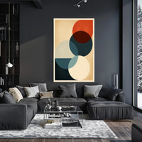 Abstract Geometric Harmony Abstract Poster