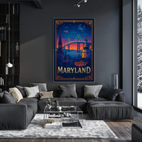 Maryland A Scenic Tribute Poster