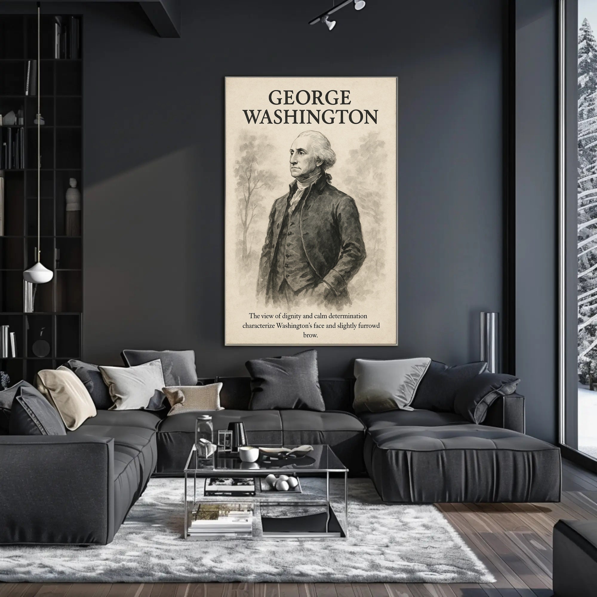 George Washington Vintage Presidential Historical Poster PosterGoat