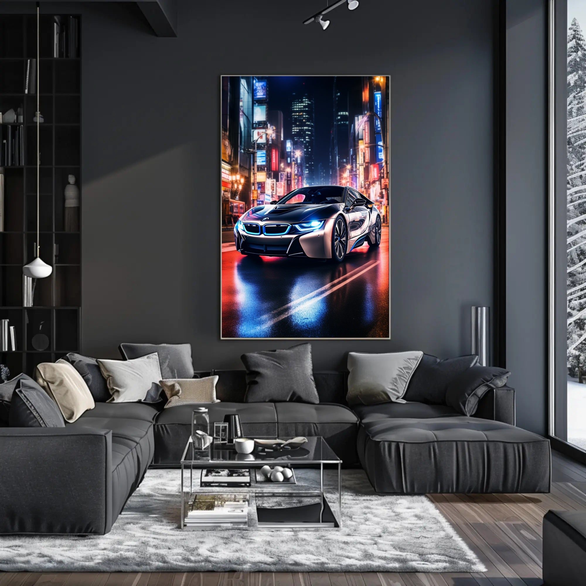 Sleek Urban Drive Poster PosterGoat