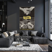 Hygiene Awareness Vintage WWII Propaganda Poster PosterGoat