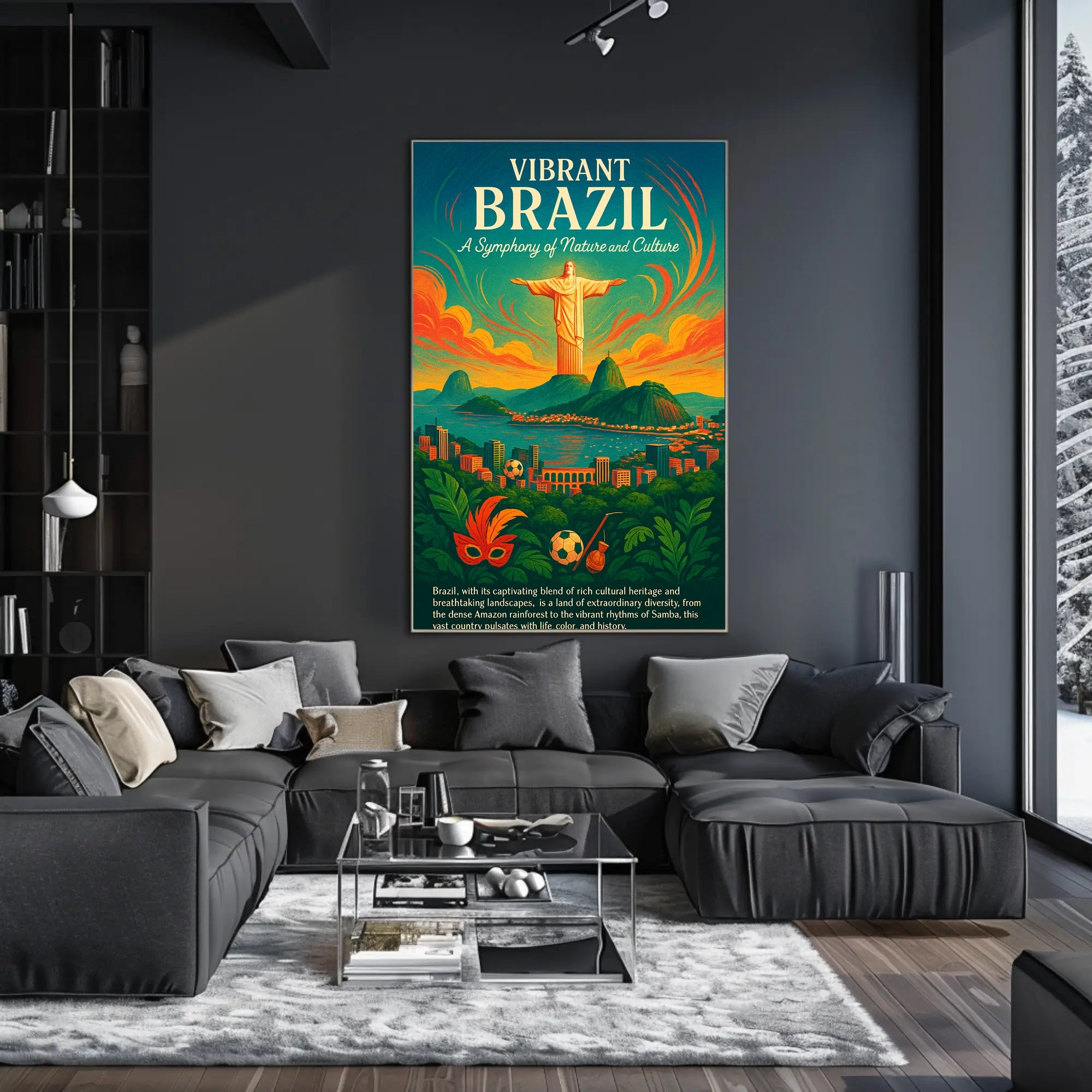 Vibrant Brazil A Symphony Of Nature And Poster