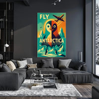 Antarctic Adventure Vintage Travel Art Poster PosterGoat
