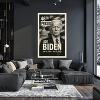 Joe Biden 46th President of the United States Digital Montaje Poster