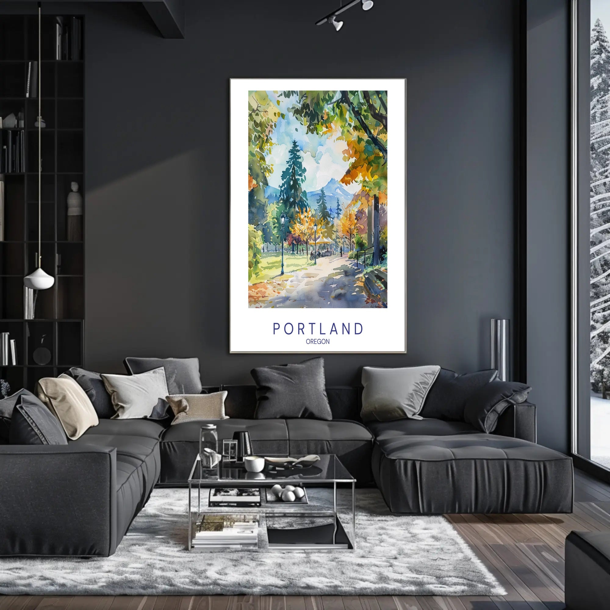 Scenic Portland Poster PosterGoat