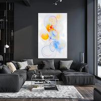 Abstract Whirl Poster Modern Abstract Wall Art