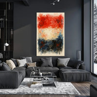 Abstract Tricolor Wall Art Dreamscape Decor Lovers Wanderlust Spirits Timeless Poster
