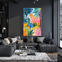 Tropical Jungle Vibe: Abstract, Artistic, or Pop Culture Poster