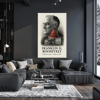 Franklin D. Roosevelt 32nd President of the United States Reflections Poster