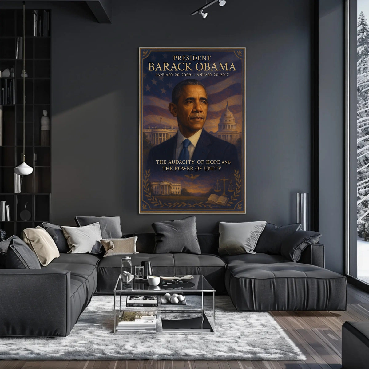 Barack Obama Leadership Legacy Historical or Presidential Poster