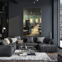 Vintage Classroom Scene Poster