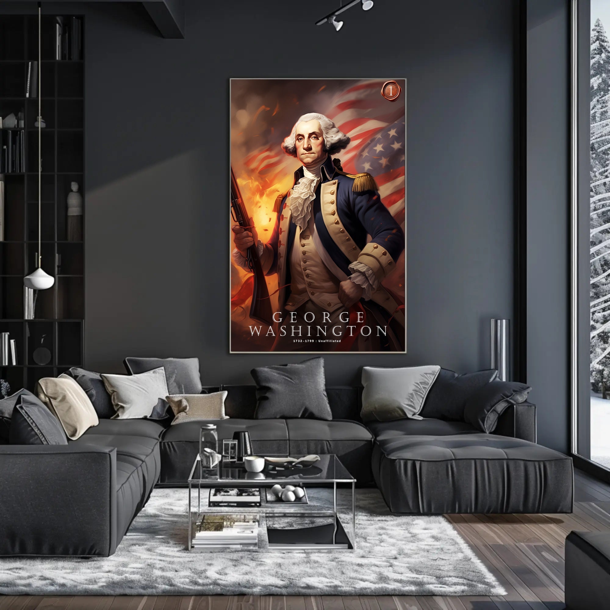 George Washington: A Revolutionary Icon Poster
