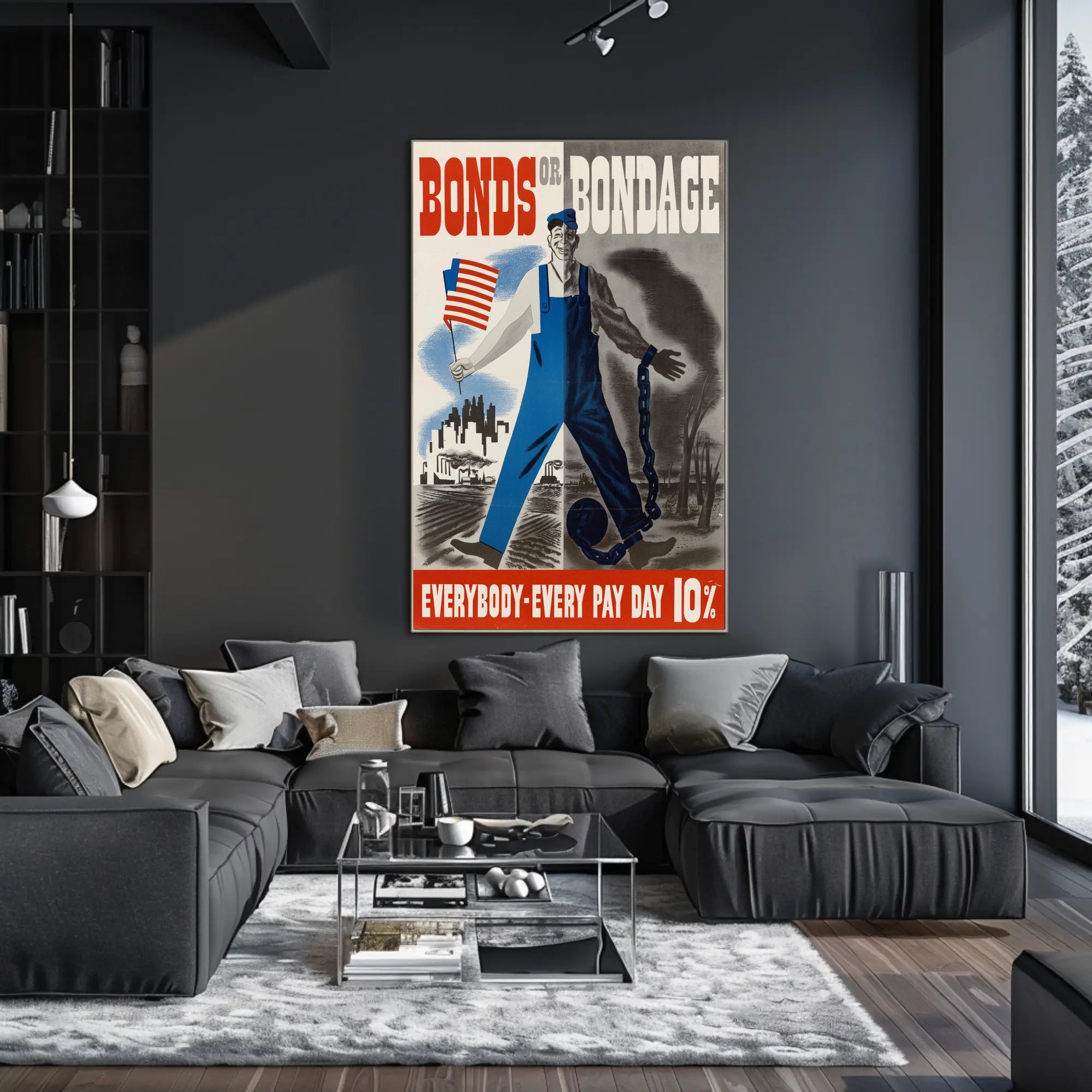 Bonds or Bondage Poster PosterGoat