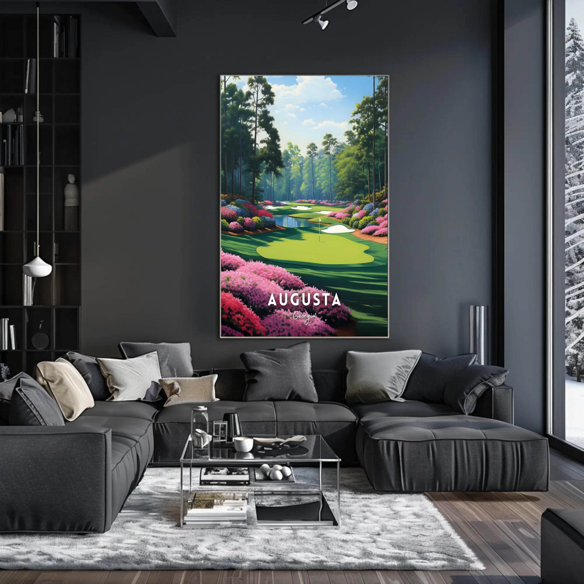 Serene Augusta Golf Course Art - Sports Poster