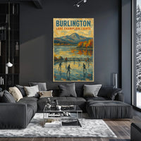 Burlington Lake Champlain Lights Poster