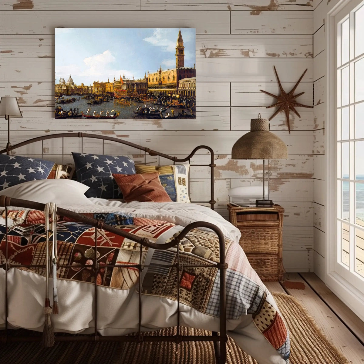 Venetian Celebration of Gondolas and Architecture Travel Poster