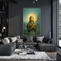 St. Bernadette A Vision of Grace Poster