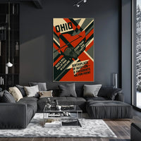 Ohio Birthplace of Aviation and Presidents Poster