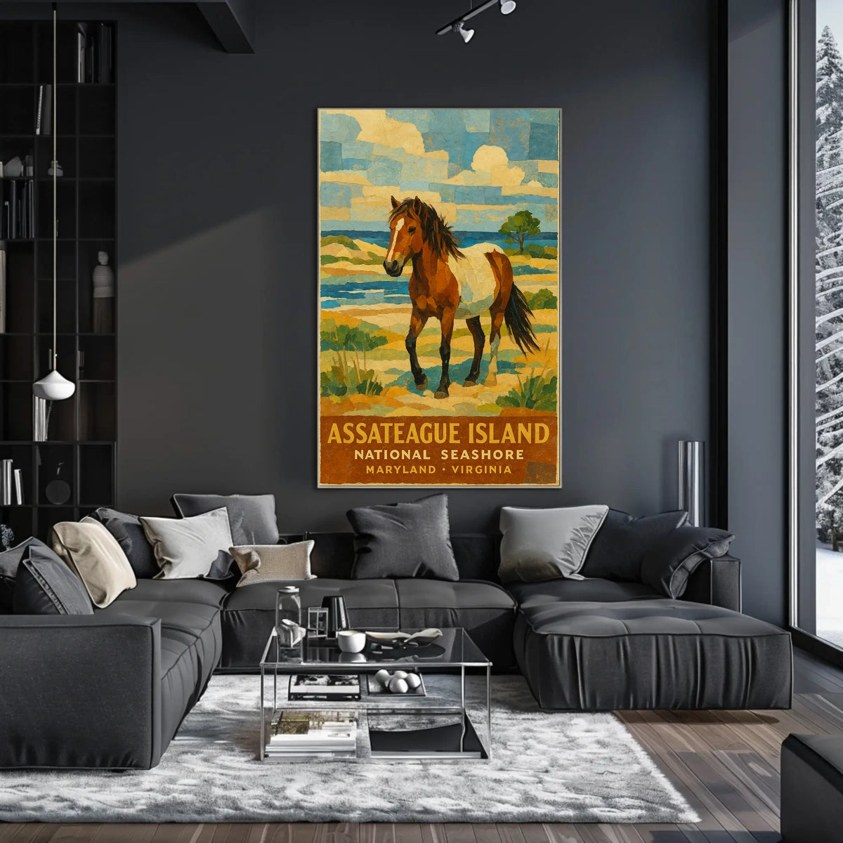 Assateague Island Seashore Coastal Wanderlust Poster
