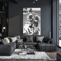 Stylish Summer Adventure Vintage Fashion Pop Culture Poster PosterGoat