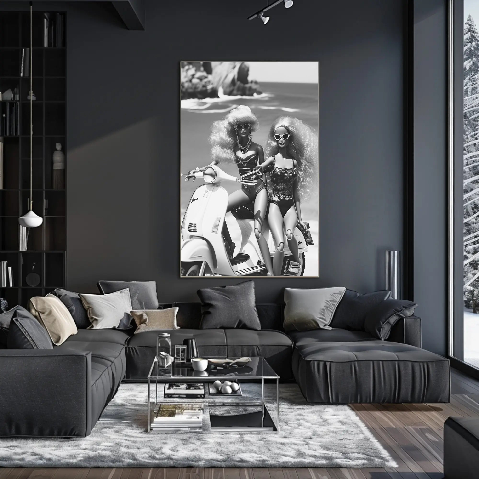 Stylish Summer Adventure Vintage Fashion Pop Culture Poster PosterGoat