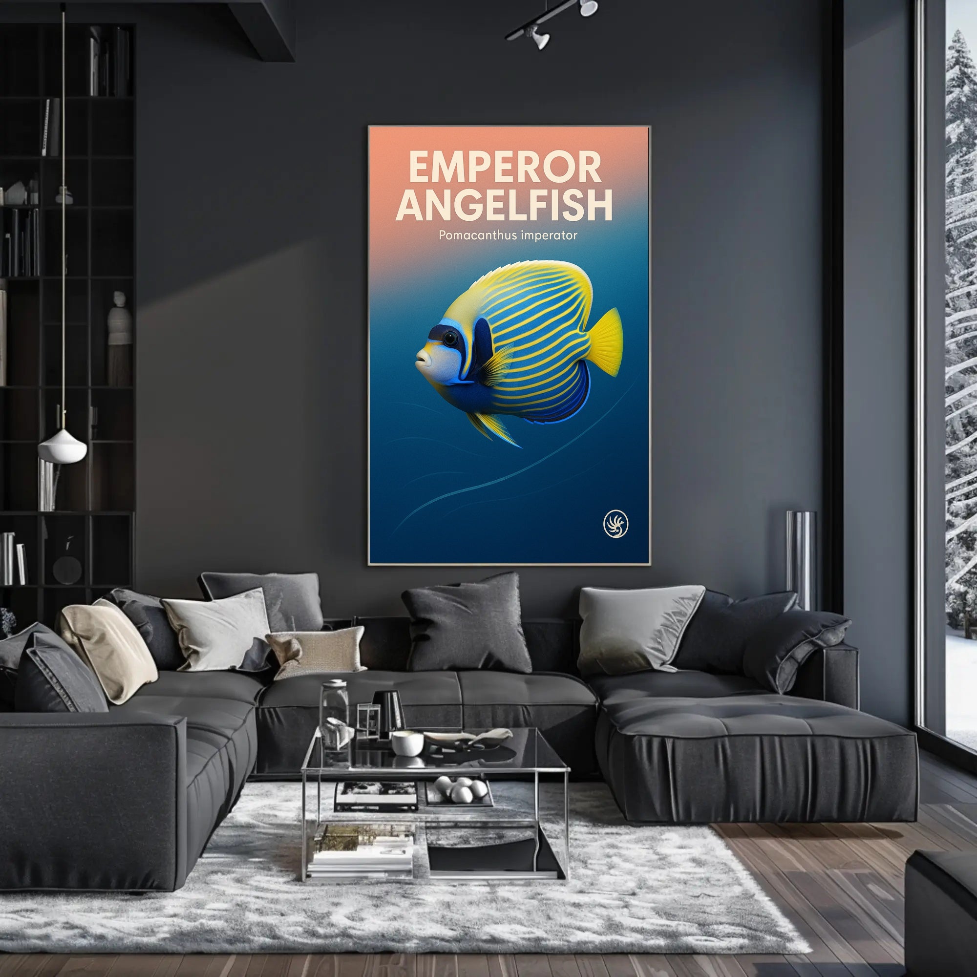 Emperor Angelfish Poster PosterGoat