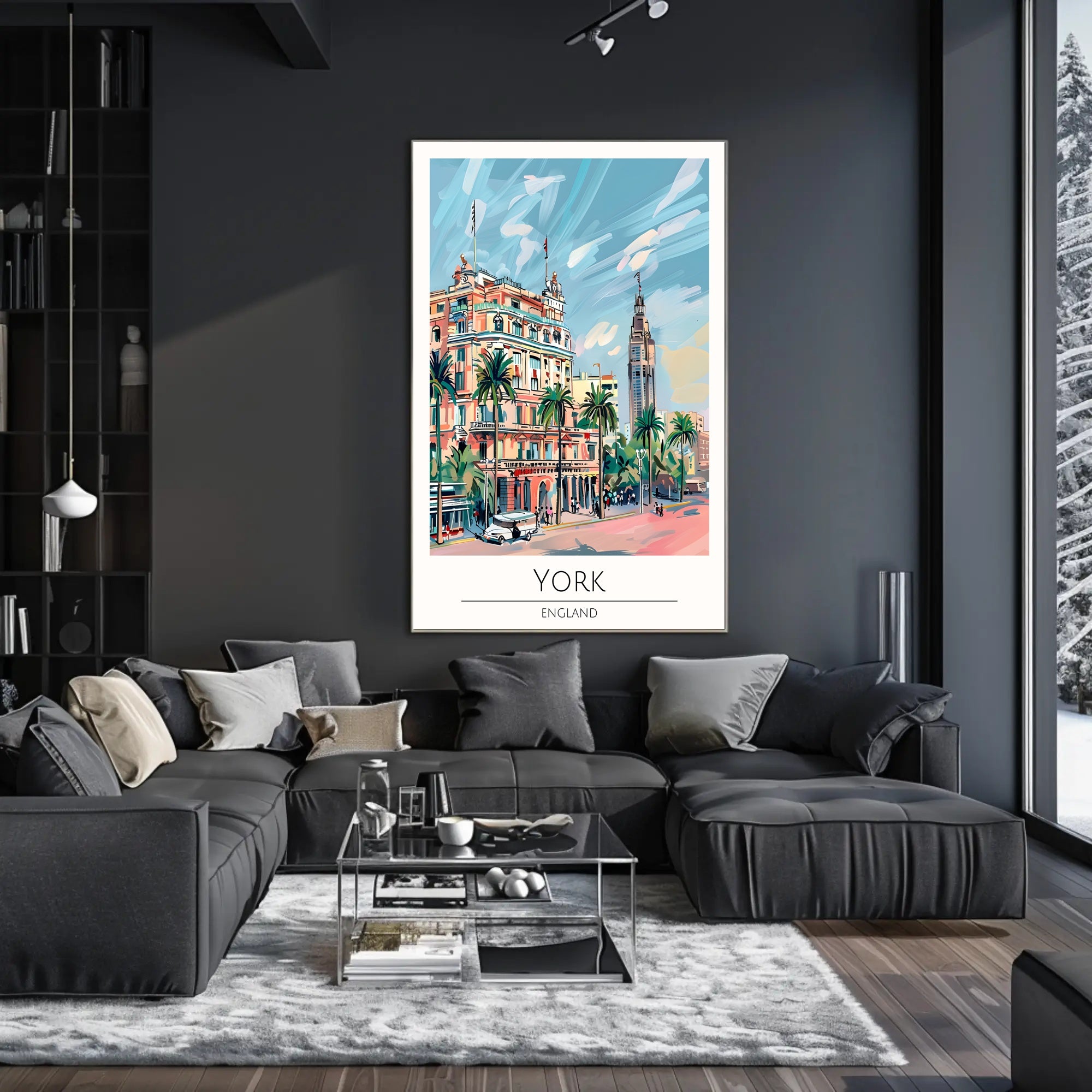 York Illustrated Poster PosterGoat