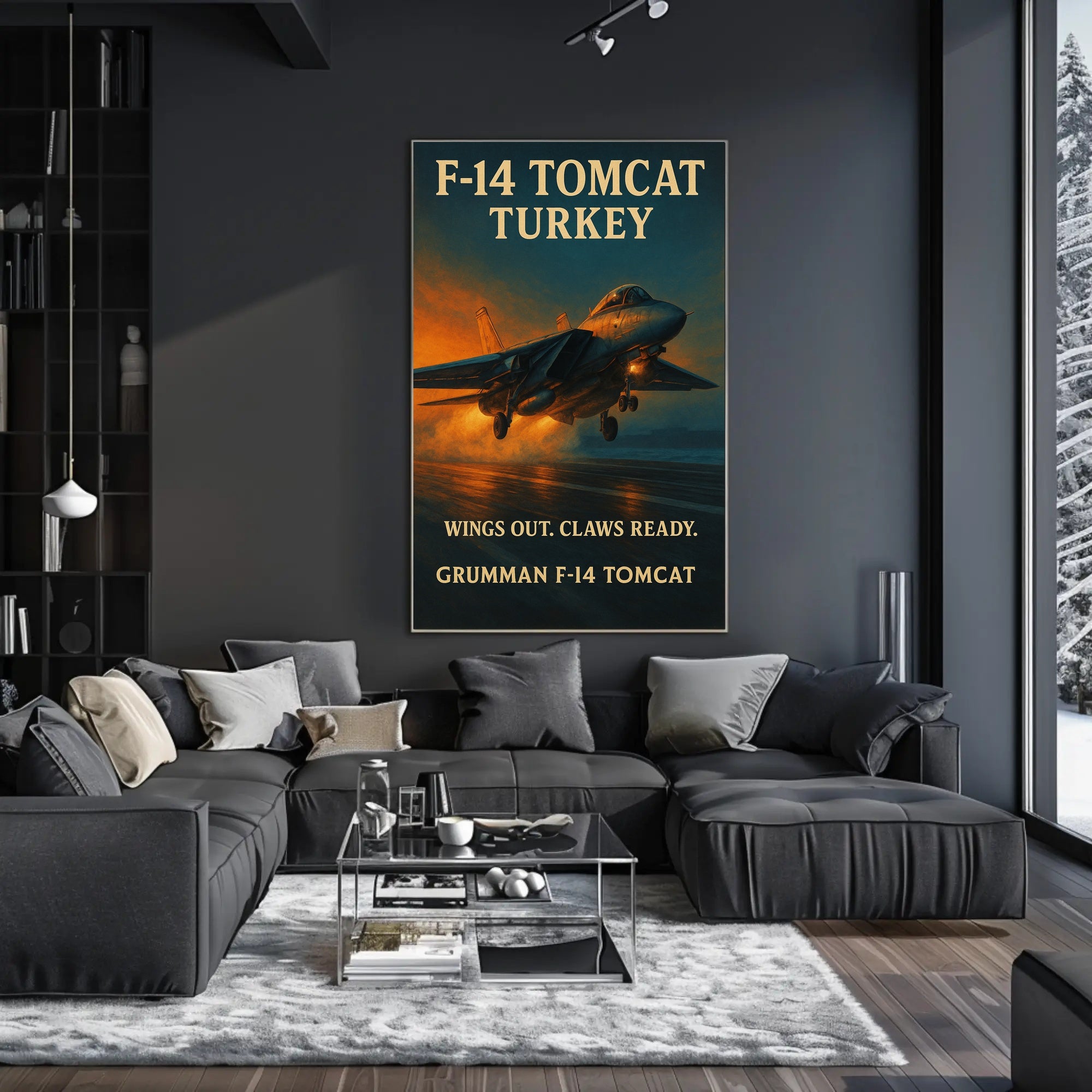 F-14 Tomcat Fighter Jet Poster
