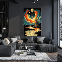 Timeless Dreamscape Dreamers Cosmic Surrealism Poster