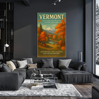 Discover Vermonts Seasons Poster