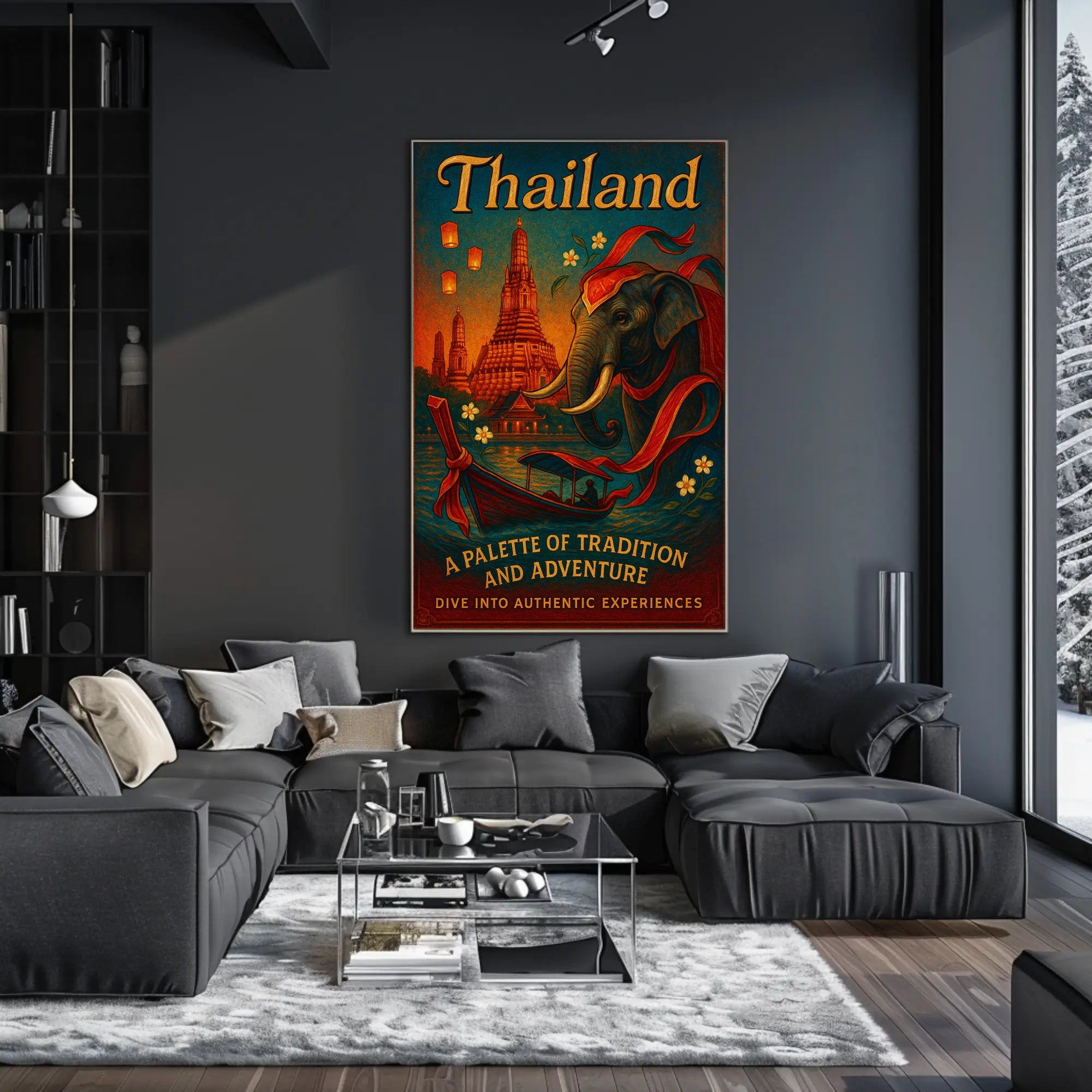 Thailand A Palette Of Tradition And Poster