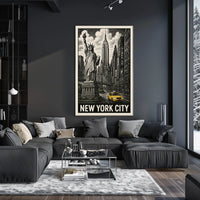 Iconic New York City Poster For Urban Decor Enthusiasts